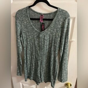 Green Long Sleeve Romper PJS